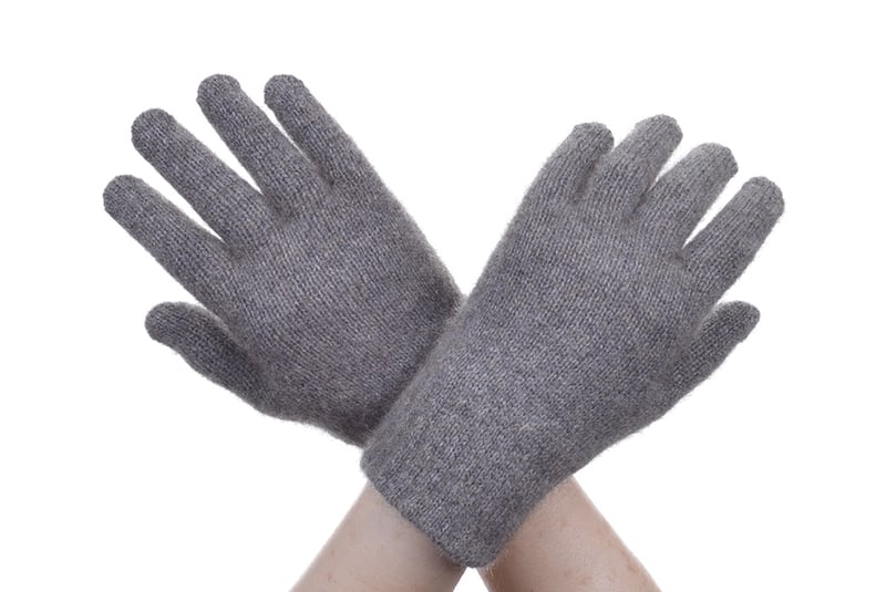 McDonald New Zealand Possum Merino Gloves 679 Shade Bark