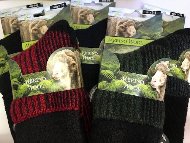 Merino Wool Low Compression Comfort Top Socks.