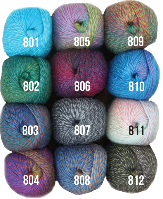 Mandala 8 Ply knitting yarn colour range - Shop online